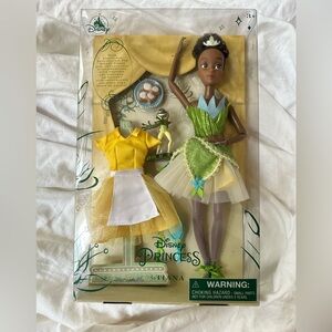 Disney Brand New in box Tiana Doll and accessories